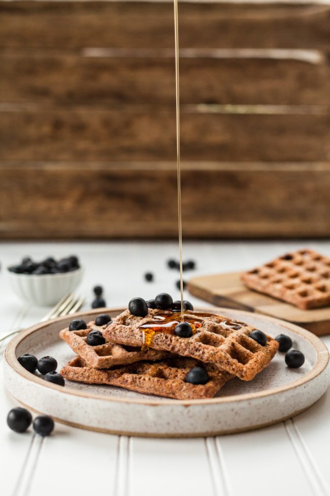 waffles, diverse farine, diversi gusti