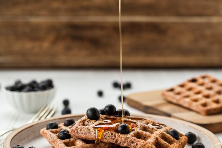 waffles, diverse farine, diversi gusti